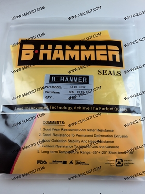 ISO9001 Hydraulic Breaker Seal Kit Hammer Breaker Seal Kit  SOOSAN--SB10