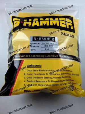 İyi fiyat NPK GH 7 Hidrolik Kırıcı Mühür Kütesi Basınç Direnci Çekiç Mühür Kütesi Diametresi 116MM çevrimiçi